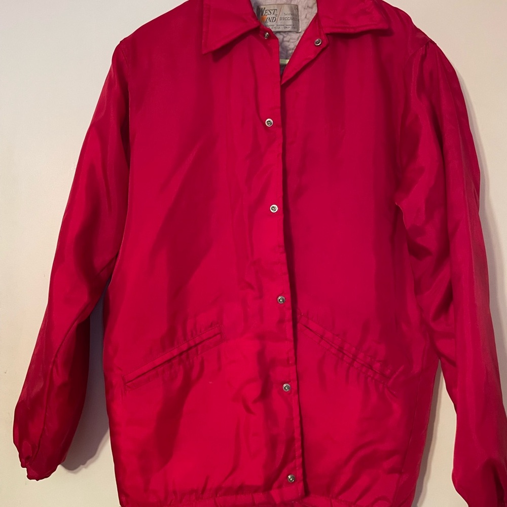 Men's Red Bomber Jacket